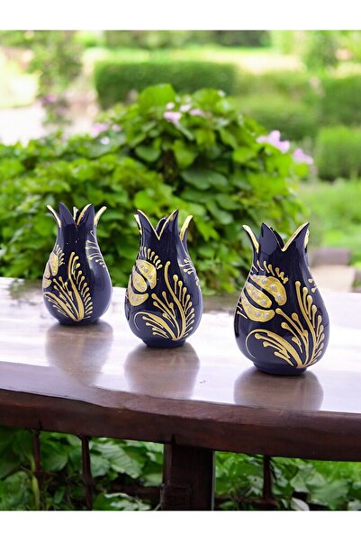 sharp&art 3'LÜ %100 EL İŞLEMESİ,DEKORATİF NAR ve LALE TAKIMLARI,EV DEKORASYON...