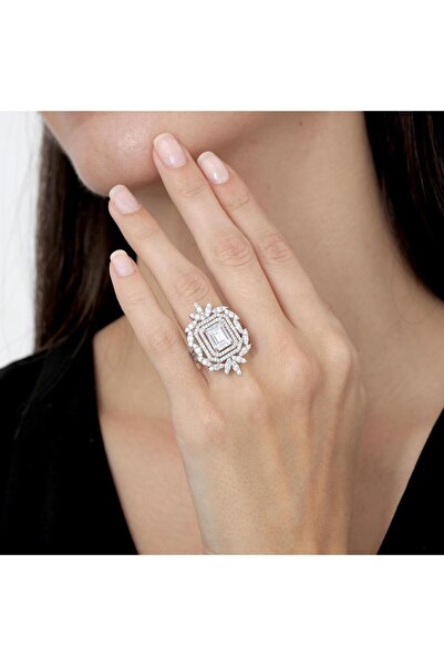 Mia Vento Effective Diamond İhtişam Güneşi Gümüş Yüzük