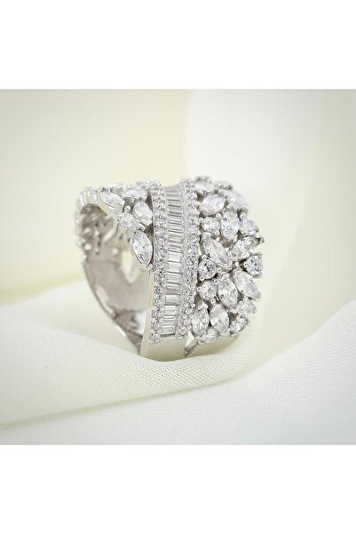 Mia Vento Effective Diamond Işıltı Bestesi Gümüş Yüzük