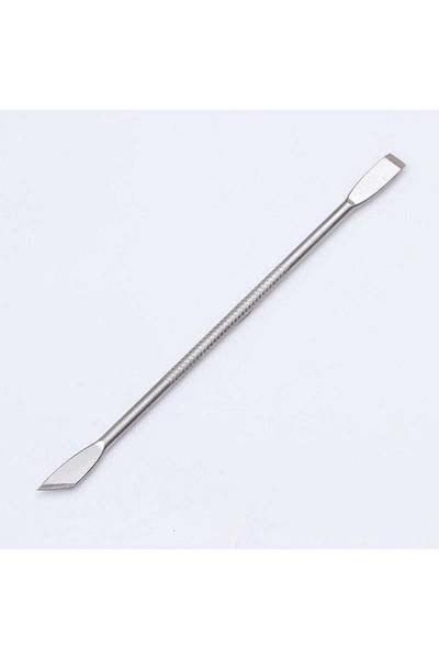 LA PERLA TECH Professional Nail Cuticle Pusher Stainless Steel (2 Pcs)