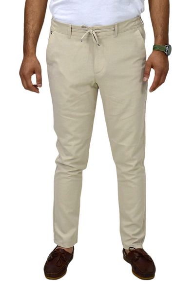 Raymons Ανδρικό υφασμάτινο παντελόνι Jogger Silim Fit P1000 BGL-ST03830