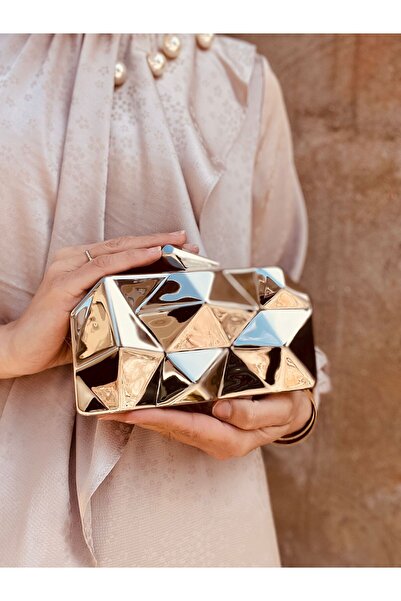 Çanta Trend Μεταλλική βραδινή τσάντα φορέματος |   Τσάντα χειρός ειδικής σχεδίασης