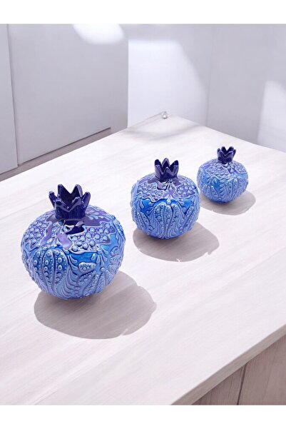 sharp&art 3'LÜ %100 EL İŞLEMESİ,DEKORATİF NAR ve LALE TAKIMLARI,EV DEKORASYON...