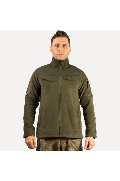 Wolftrap Tactical Поларено яке с 5 джоба в цвят каки, ​​удобно поларено яке, което ви предпазва от студа