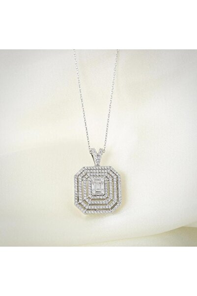 Mia Vento Effective Diamond Mega Baget Efsanesi Gümüş Kolye