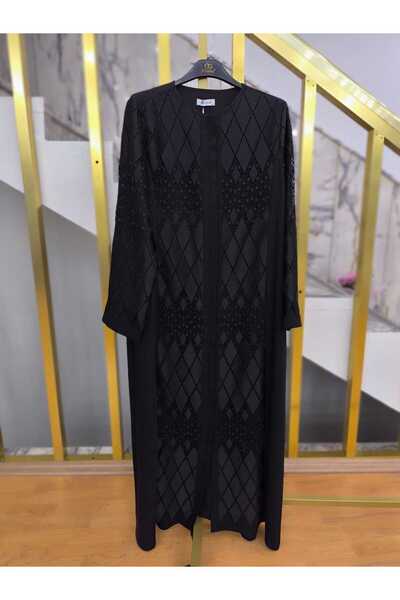 ORHANS Baklava Desenli Siyah Kap