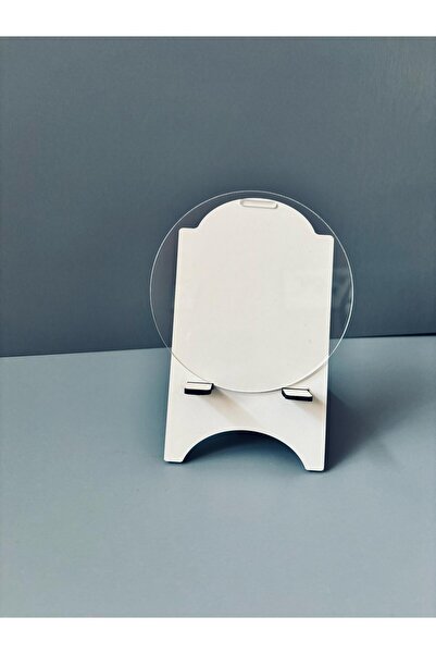 KendinYap 11 cm yuvarlak şeffaf kurdele delikli 2mm pleksi 25 adet