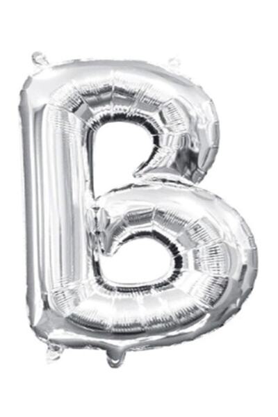 Mia بالون فويل فضي حرف B 40 بوصة (100 سم)