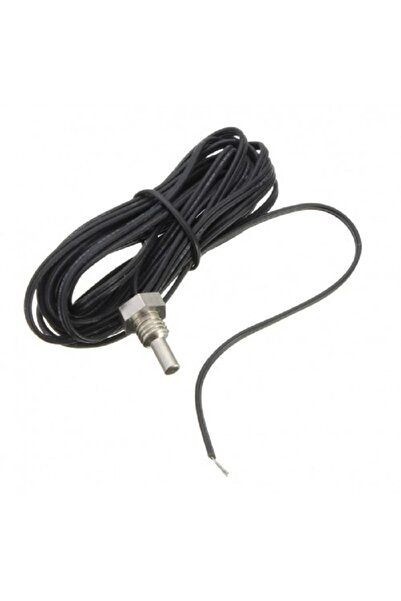 Genel Markalar 100cm Kablolu M8 Dişli Montaj Tip Su Geçirmez 10k Ntc Sensör Kolay Montaj Isı Sıcaklık Prob