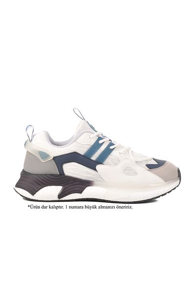 Bulldozer Ανδρικά αθλητικά παπούτσια White Narrow Fit Memory Foam 241498 M