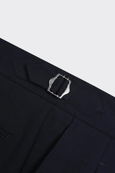 Kadir Büyükkaya Men's Double Pleat Pants-Kab2230S