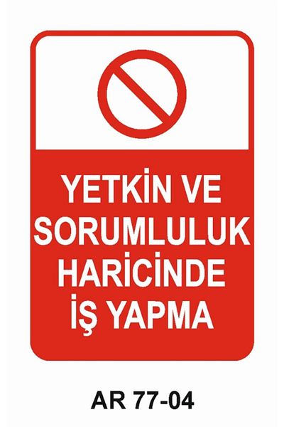 Outdoor One Work Safety Warning Sign 2 Pcs 21X29Cm