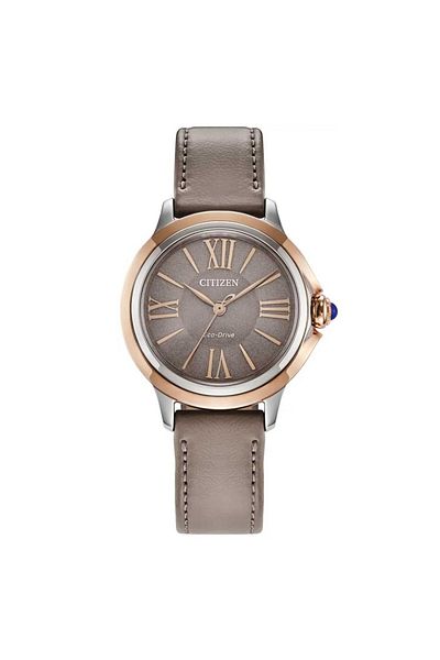 Citizen Em1166-01Z Women's Wristwatch Gray - Rose Gold