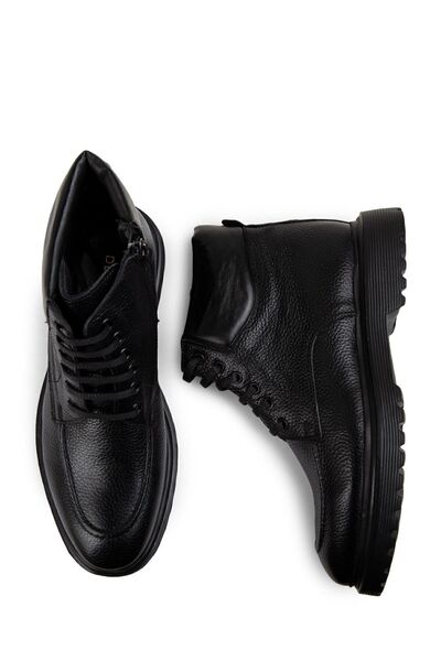 Deery Hakiki Deri Siyah Erkek Bot