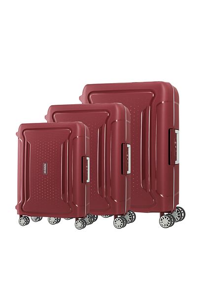 American Tourister Tribus 3 Pcs Set Luggage Cabin , Medium & Large - RED