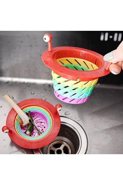3B Trend Sink Strainer Colorful 6 Stage Kitchen Drain Stopper Sink Strainer