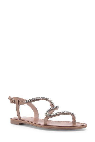 Nine West Velcrox Nude Women's Flat Sandals