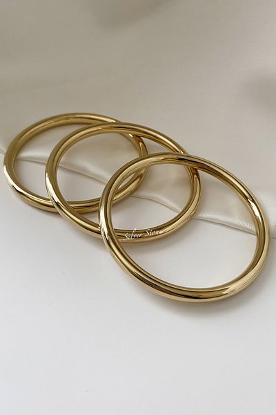 SilverStone Curved Thick Steel Bracelet - Single Piece