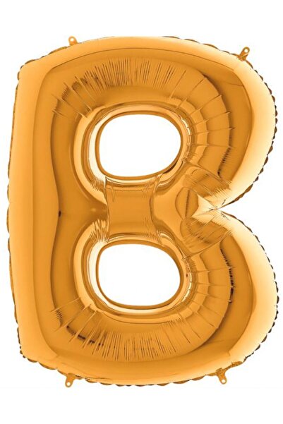 Mia Gold Foil Balloon Letter B 16Inch (40cm)