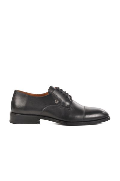 Pierre Cardin Black Genuine Leather Men's Classic Shoes 114006   M