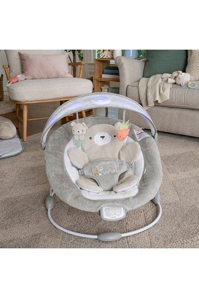 Ingenuity - InLighten Bouncer with Light-Up Canopy - Nate, 0 to 6 months