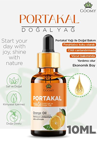 Portakal Uçucu Yağı 10 ml %100 Saf ve Doğal Orange Essential Oil