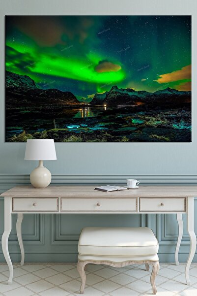 Morfil Sanat Atölyesi Διακοσμητικός πίνακας σε καμβά Northern Lights