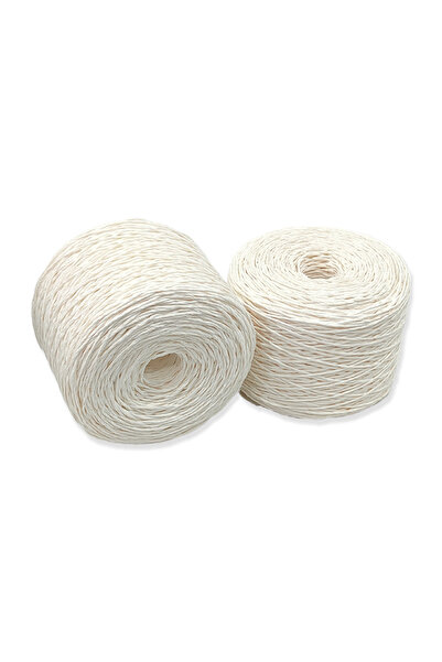 Velomia Hobby 1 ADET KAĞIT İP 200 GR SARMA AÇIK KREM RENGİ