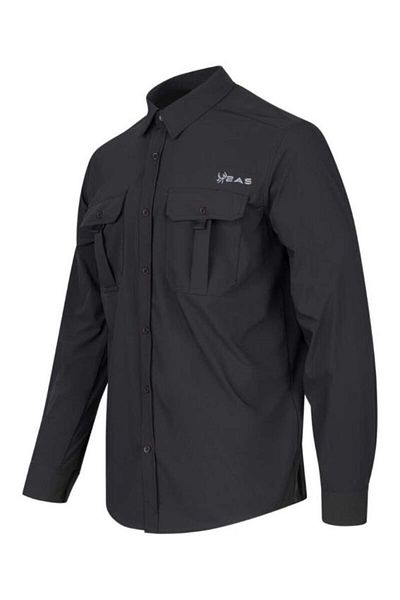 2AS Gear Anthracite Men's Long Sleeve Shirt