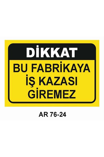 Outdoor One Work Safety Warning Sign 2 Pcs 21X29Cm