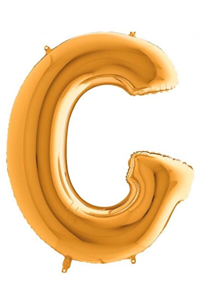 Mia Gold Foil Balloon Letter g 40Inch (100cm)