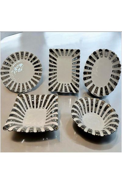 decovien 5 PIECES PORCELAIN PRESENTATION SET