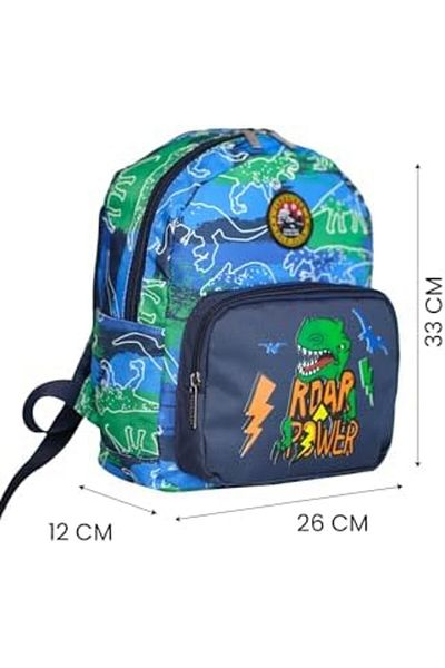 STOREMAX Ntwork Polo Club Dinosaur Front Pocket Boys Kindergarten Bag Art 1087243