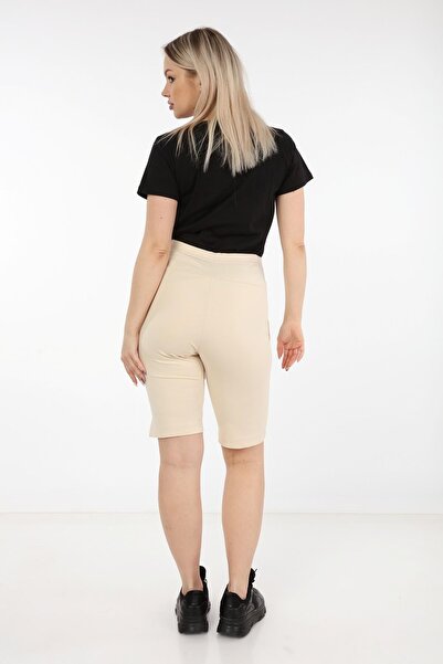 LİYACA Oversized Bumi Band Cotton Maternity Shorts