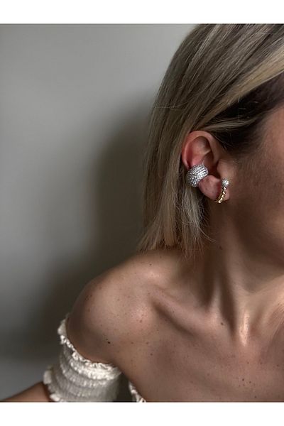 Rossetto Atelier Imported Special Production Stone Earcuff