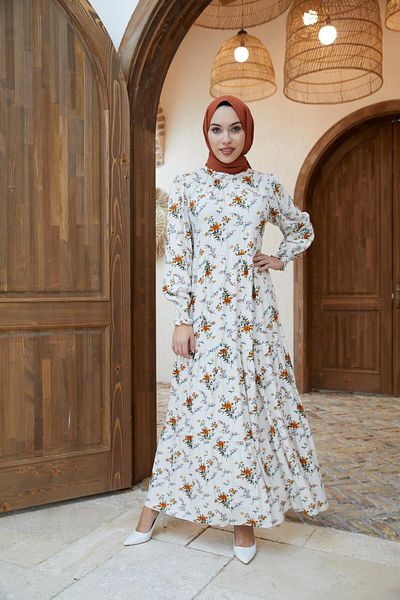 Nissra Ankanoor Judge Collar Gypsy Model Λινό Φόρεμα Anka251400