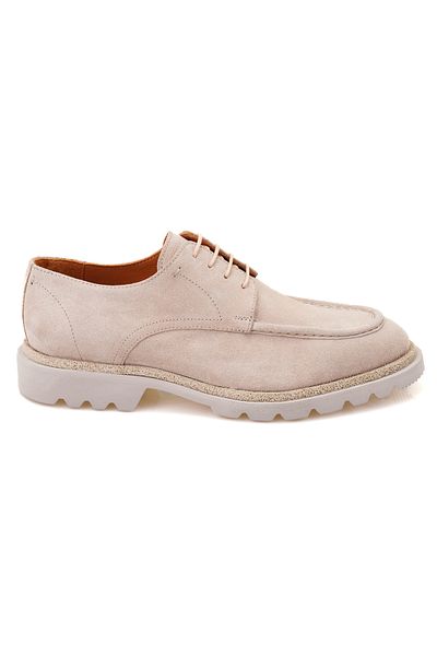 Desa Ανδρικά δερμάτινα παπούτσια Elena Beige Casual Suede