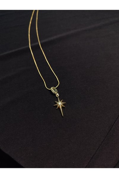 mixify Gold Color Polar Star Steel Necklace + Gift Boxed