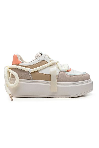 Tmall Pantofi sport de dama,D1309,Din piele ecologica,Bej