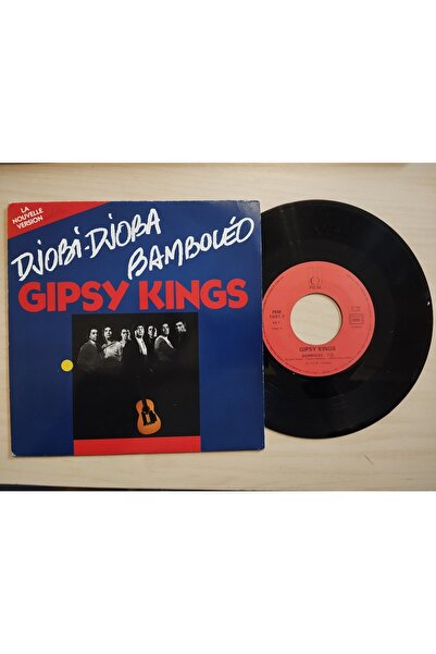 Plakperest GIPSY KINGS - DJOBI - DJOBA BAMBOLEO - 1987 FRANSA BASIM 45 LİK PL...