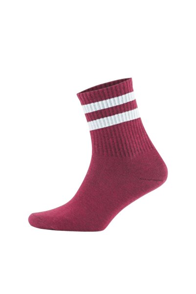 Go With Kadın Renkli 4'lü Pamuklu Spor Çemberli Yumuşak Esnek Dayanıklı Kolej Tipi Çorap 2501