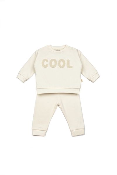 BabyCosy Organic Wear Baby Bottom & Top Set, 95% Organic Cotton 5% Elastane, Baby and Newborn Series