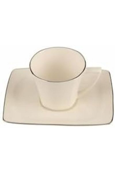 STOREMAX Ntwork Riva Platinum Tea Cup Set for 6 People 180Cc Art 1087243