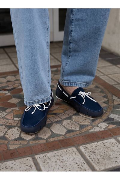 Swims Braided Lace Loafer Shoes