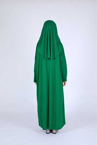 Tosyalı Burak Bebe Practical Prayer Dress with Bag - Suitable for Sizes 36-44