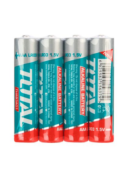 TOTAL 12 Pcs Alkaline Batteries 1.5v Lr03 Aaa - Thab3a01