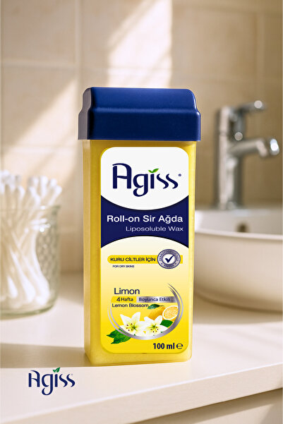 AGISS Kuru Tipleri Için,4 Hafta Etkili, Ağda Seti,limon Roll-on Sir Ağda,sir Ağda Isıtıcı Makine