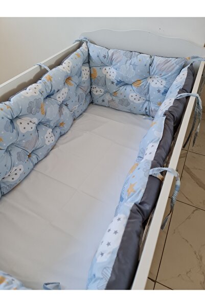 yasetex tasarım 60 X 120 - Baby Crib Edge Protection Set - 40 cm Height, Wash...