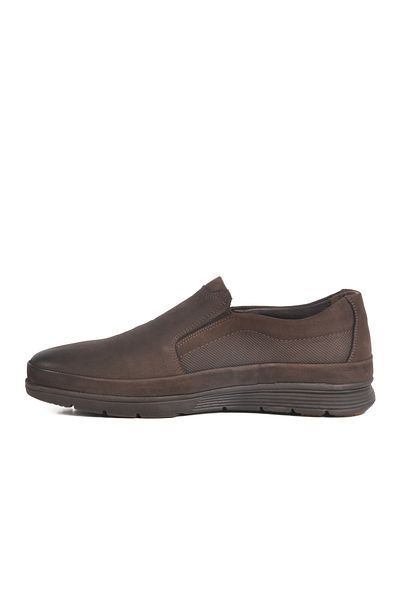 AYAKMOD Ανδρικά παπούτσια casual καφέ Nubuck από γνήσιο δέρμα 2Y8771-F305 M