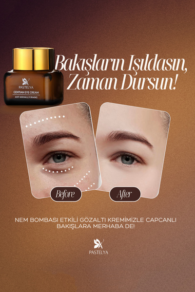 Pastelya Göz Kremi Yaşlanma Karşıtı – Kaz Ayağı ve Bakım